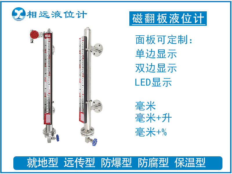 磁翻板液位計面板百分比顯示